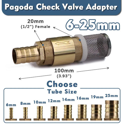 Brass check valve - brass,