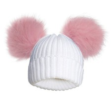 Girls Baby Hat  - Double Fur