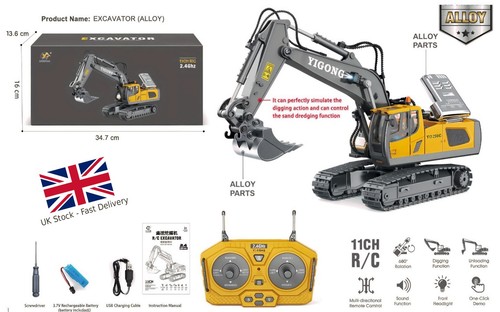 Remote control excavator truck - control,