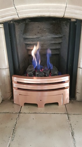 Steel brushed copper plated - copper,