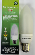 1x 7W (=40W) CFL Candle Energy