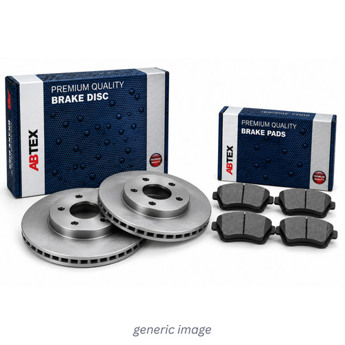 Abtex rear brake - vented, discs