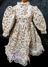 DRESS FOR ANTIQUE DOLL, DOLL