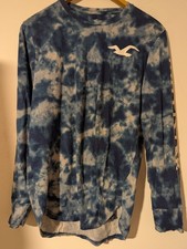 Hollister Blue Tie-dyed Long