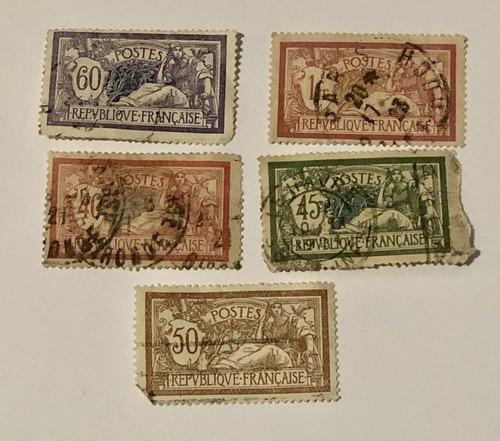 French stamps early - french,
