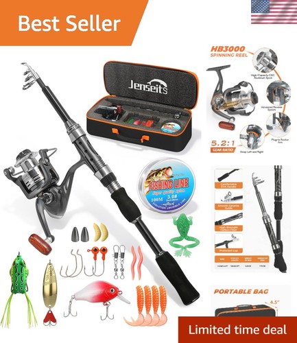 Complete beginner fishing set - beginner,