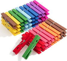 Large Wooden Clothes Pins, 2.9