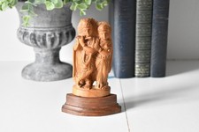 Small wooden radha krishna - wooden,