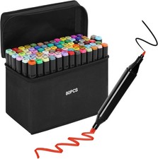80 Colors Markers Set