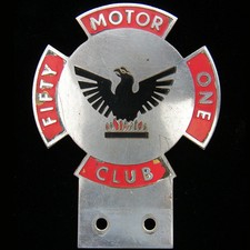 Fifty One Motor Club car badge
