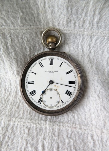 Antique mens silver - antique,, pocket