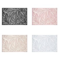 Plastic Floral Placemat Non