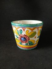 Vintage Retro Italian Plant Pot Planter flowers Italy Mid Century 4" High 