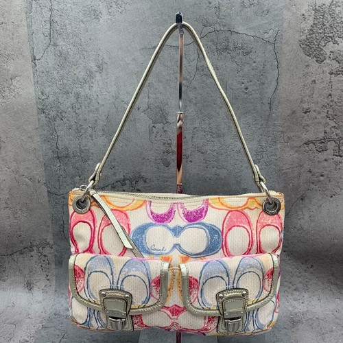 Coach signature multicolor y2k - signature,