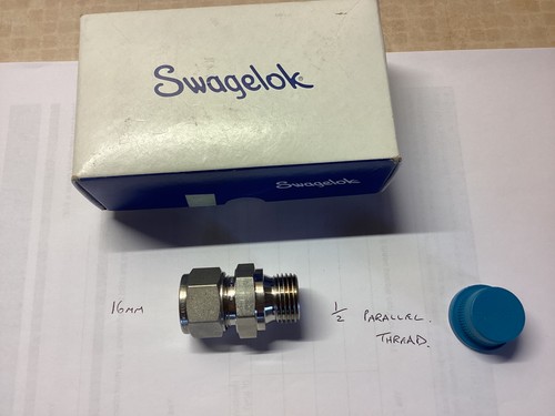 Swagelok 16mm tube - 16mm,
