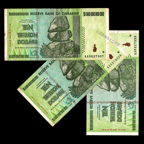 Trillion zimbabwe dollars x - dollars,