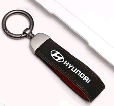 Hyundai Suede Style Keyring