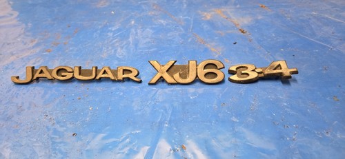 Jaguar xj6 badges - xj6, 3.4