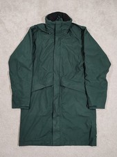 Rohan Hilltop Jacket Men's Size Small Green Long Rain Coat Barricade Waterproof