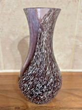 Caithness Glass Vase Purple