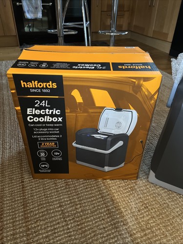 Halfords 24l electric coolbox - electric,