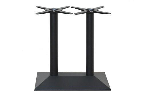 Twin pedestal black cast - black,