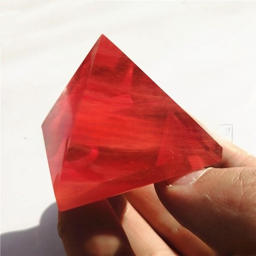 Natural red smelting stone - red,
