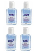 Purell Hand Sanitizer Gel Rub 60mL Pack of 6 Hand Sanitiser Travel Pocket Size