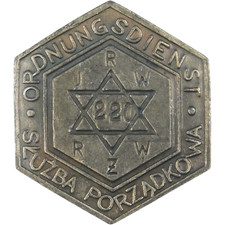 2765 WW2 BADGE OF JEWISH