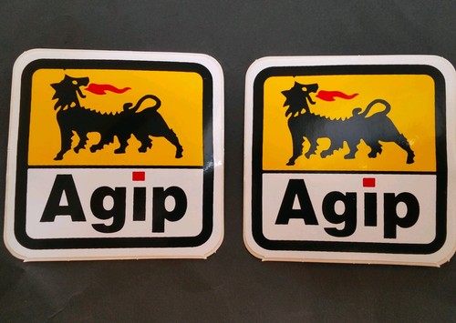 Retro agip stickers cm - retro,