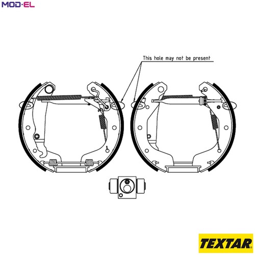 Brake shoe set - set, for