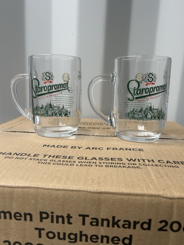 New staropramen pint tankard - new,