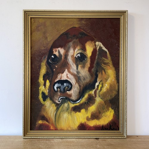 Vintage dog portrait - vintage,