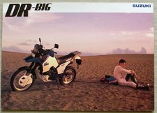 SUZUKI DR-BIG 750cc MOTORCYCLE Sales Brochure Oct 1987 #99999-A1610-1J1