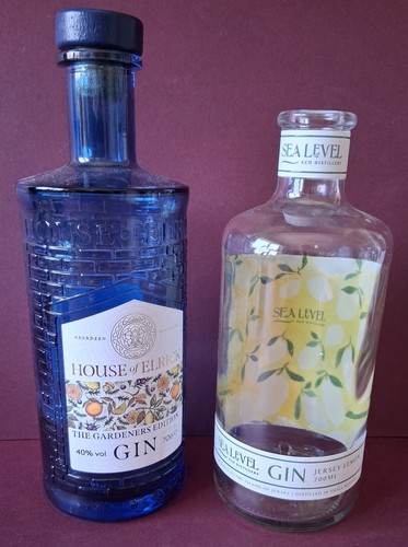 70cl empty gin - x,