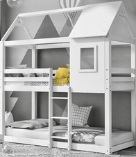 Bunk Beds with Mattresses 2-Piece Set
