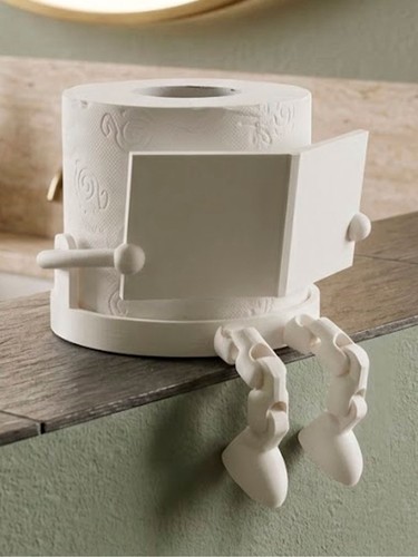 Toilet paper holder - with, phone