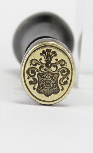 Antique 18th wax seal stamp - 18th,