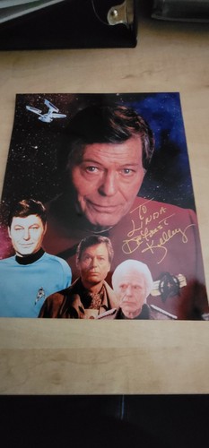 Deforest kelley signed star - deforest,