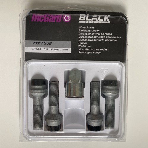 Mcgard 28017sub m14x1 black - 28017sub,