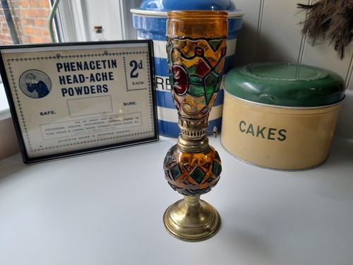 Vintage oil lamp - oil, retro