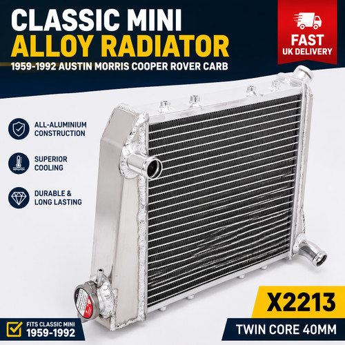 Classic mini alloy radiator - classic,