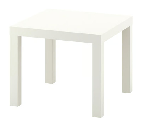 Lack side table - table,, white,