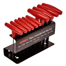 10PC HEX KEY METRIC 2-10MM T