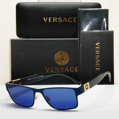 Versace sunglasses blue black - sunglasses,