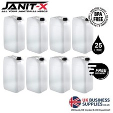 8 x 25L Janit-X LITRE PLASTIC