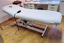 Professional Electric Massage Table Bed / Therapy Bed - Grey/White - (Stock 02)