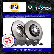 2x Vented Brake Discs and Pads