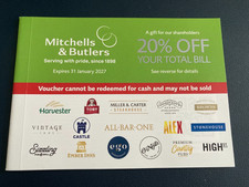 12 x 20% Off Mitchells &