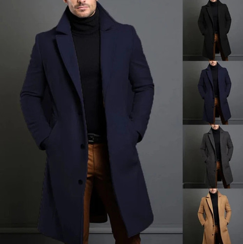 Mens winter warm formal - mens, trench